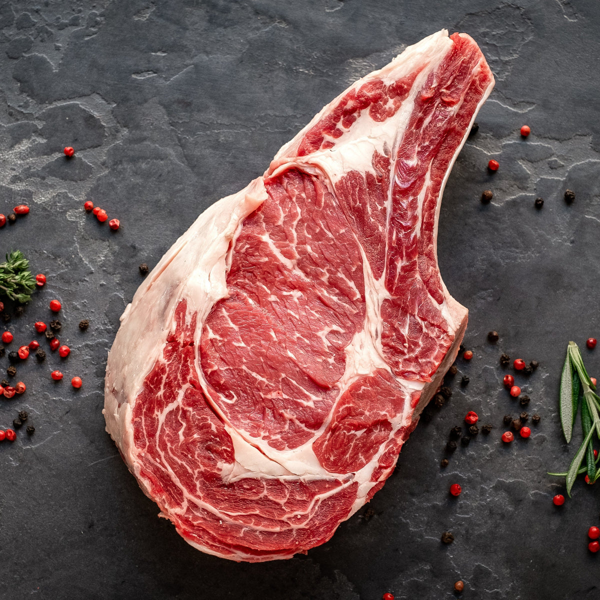 The classic Prime cowboy steak