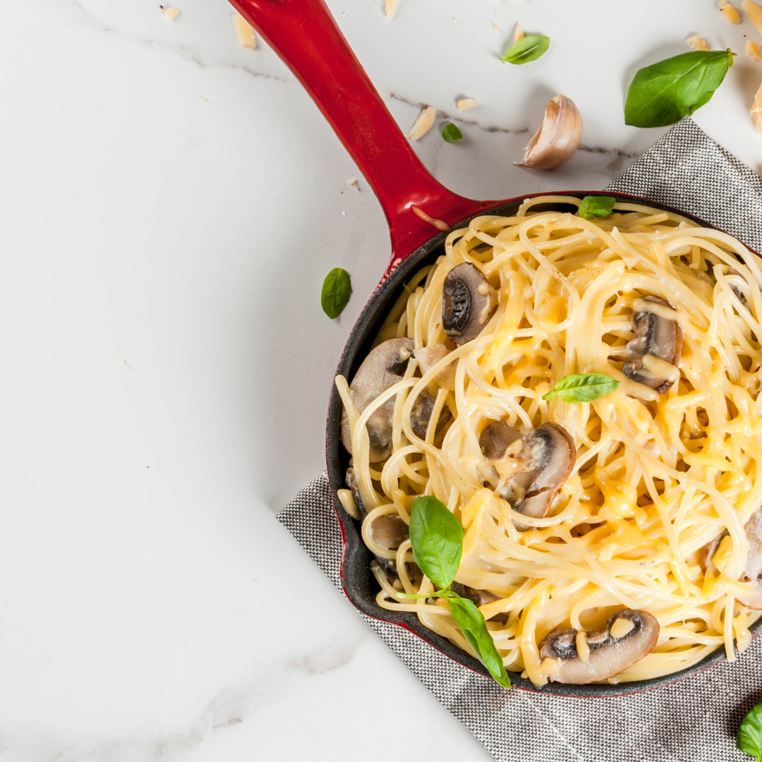 Creamy Mushroom Pasta with Creme Fraiche