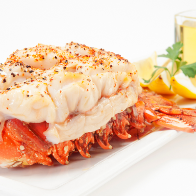 Pan-Seared Tristan Lobster Tails with Lemon Butter Sauce