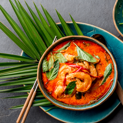 Thai Red Curry with Shrimp