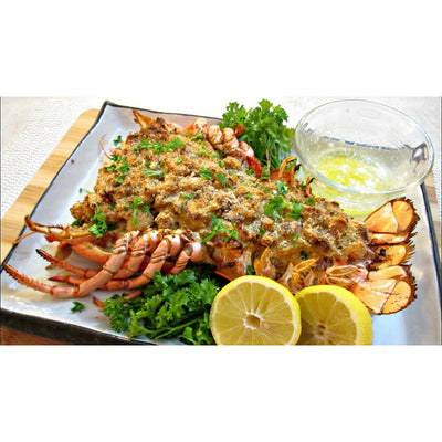 Baked Crabmeat Stuffed Maine Lobster Recipe