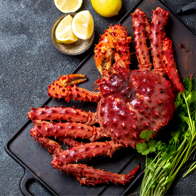 Live Norwegian Red King Crab 6lbs