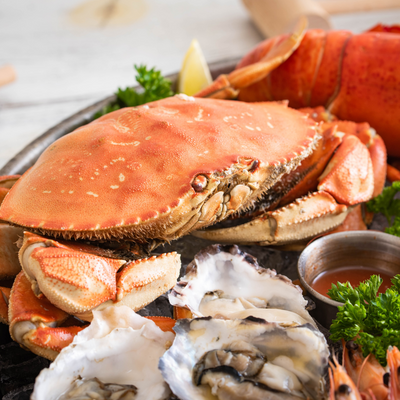 Whole Cooked Dungeness Crab