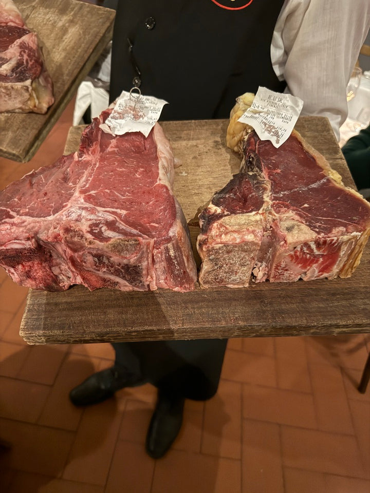 Filete Porterhouse Prime USDA añejado en seco Bistecca alla Fiorentina