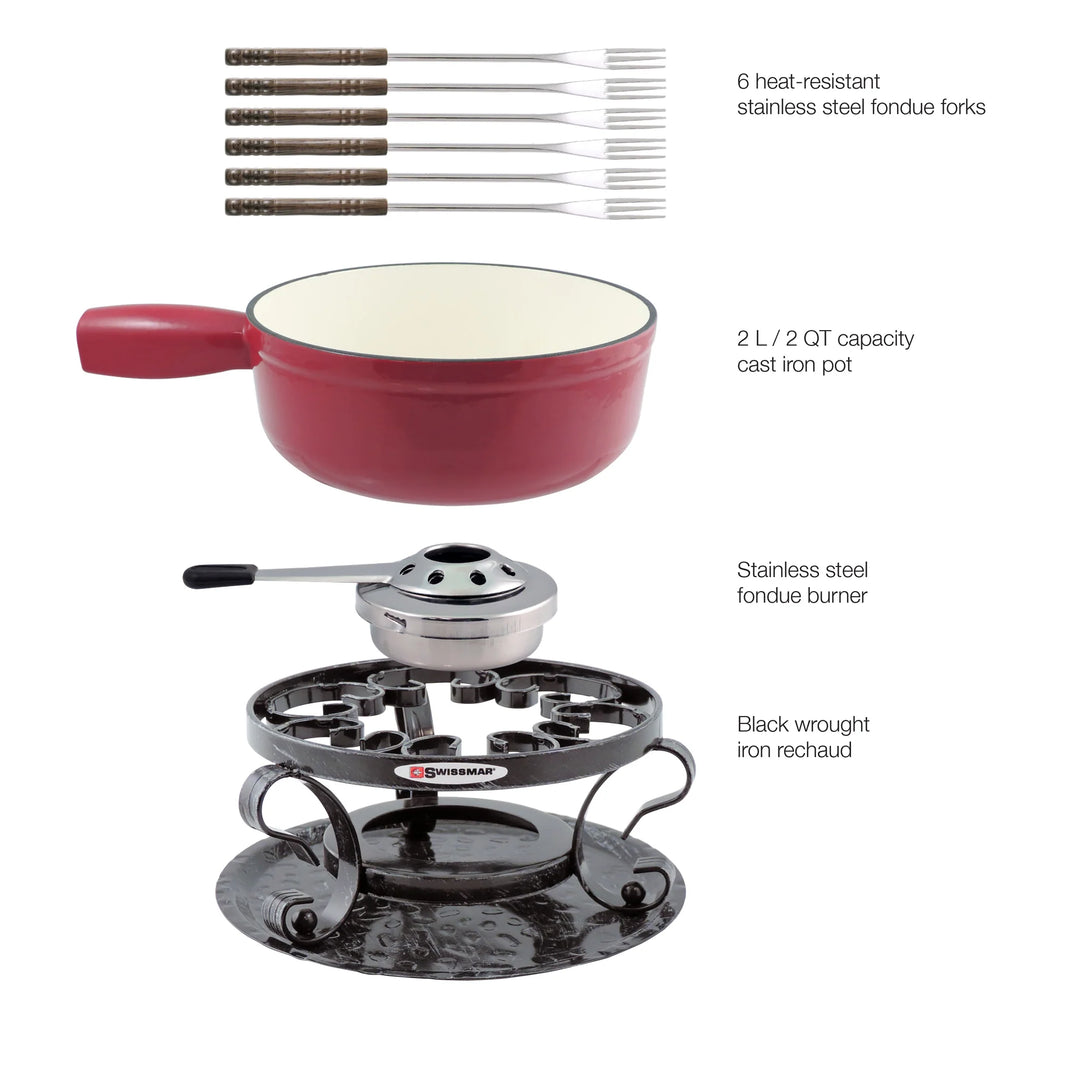 Set amantes de la fondue gourmet