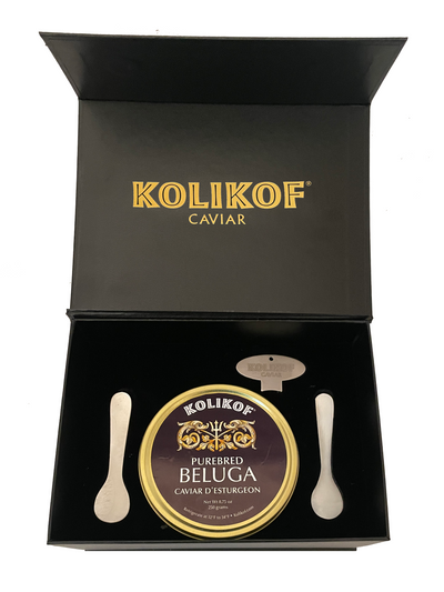 Holiday Caviar Gift - One 250g Caviar (Gift Box, 2 Spoons & 1 Key)