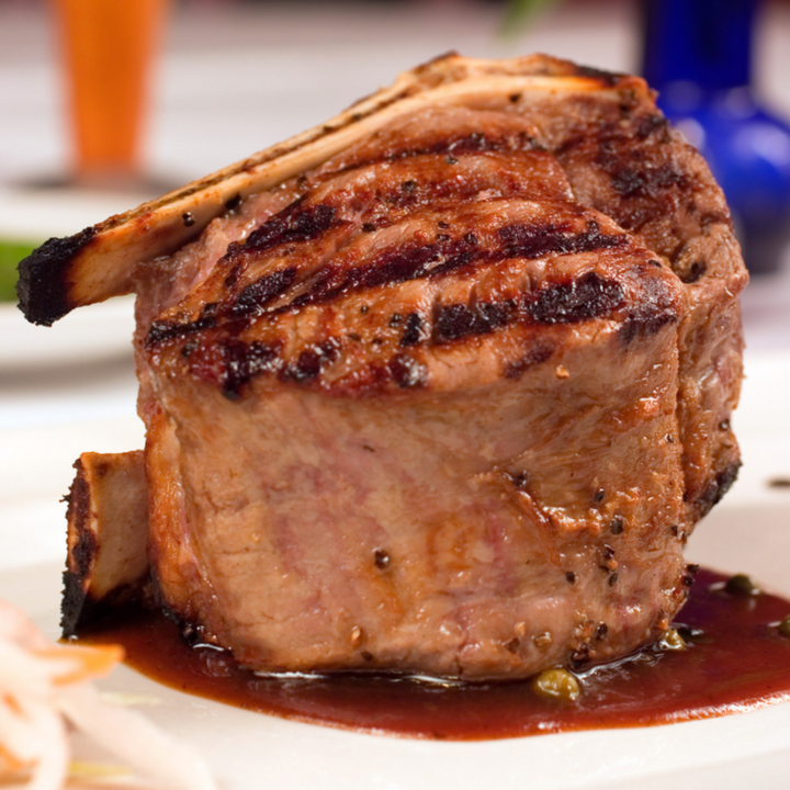 Filete de filete mignon con hueso de primera calidad