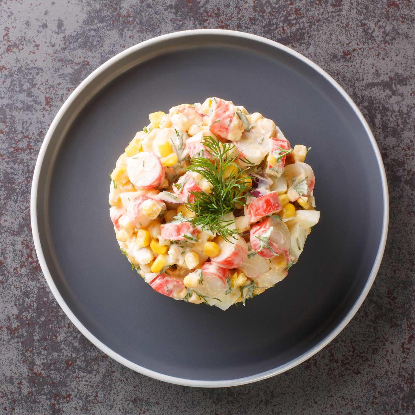 Crab Salad - Snow Crab Merus Red Crab