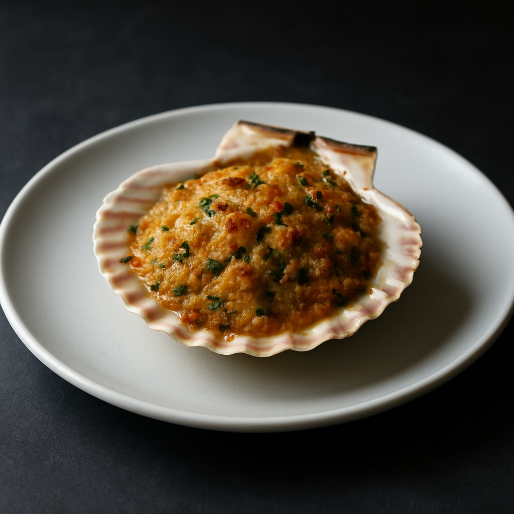 Gourmet Baked Stuffed Clam