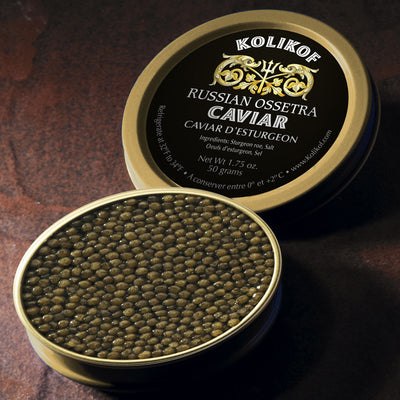 Russian Ossetra is the most popular caviar in the world. Kolikof is the best tasting caviar.