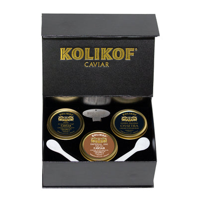 Best Caviar Gift. Ossetra Caviar by Kolikof. Buy now for Overnight Delivery.