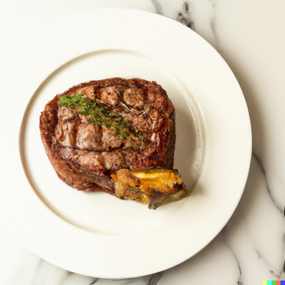 USDA Prime Bone-In Filet Mignon Steak