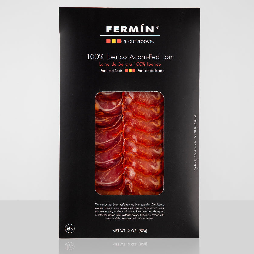 Fermin Lomo Ibérico de Bellota Pork Loin – (2 oz. Pre-Sliced)