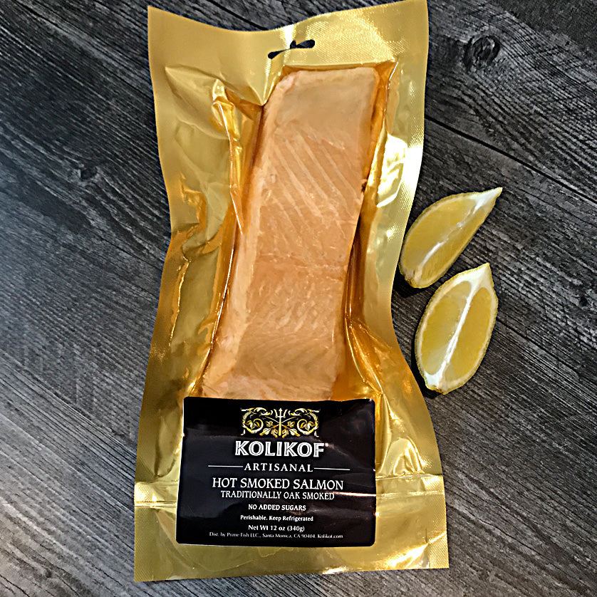 Hot Smoked Salmon for sale at Kolikof.com