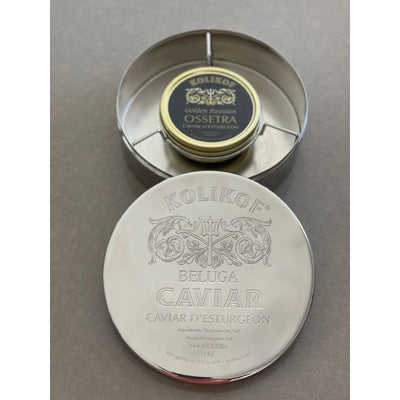 Beluga Caviar Tin Container