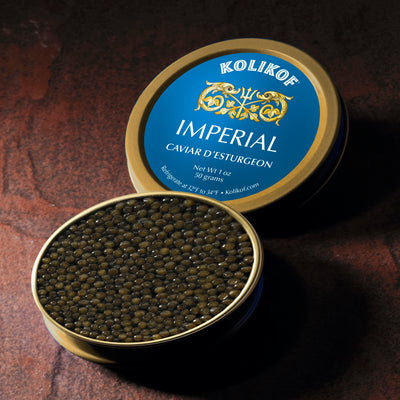 Imperial Caviar is the best choice caviar. Kaluga Hybrid by Kolikof.