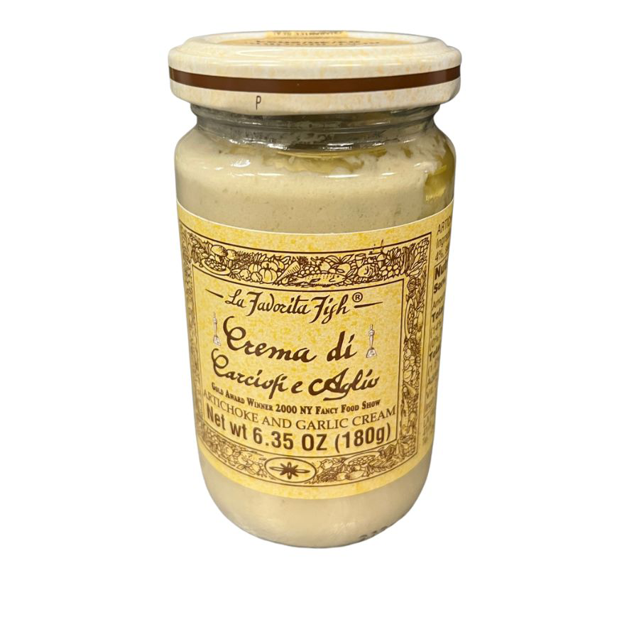 La Favorita, Crema Di Carciofi e Aglio Artichoke and Garlic Cream (6.35oz Jar)